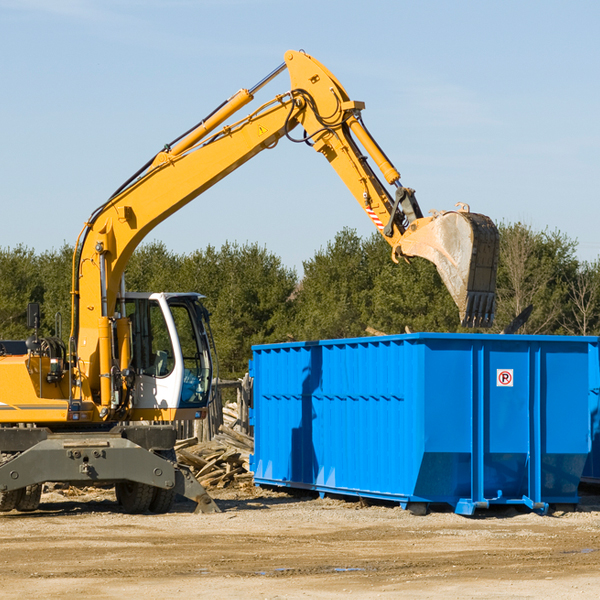 are there any restrictions on where a residential dumpster can be placed in Opolis